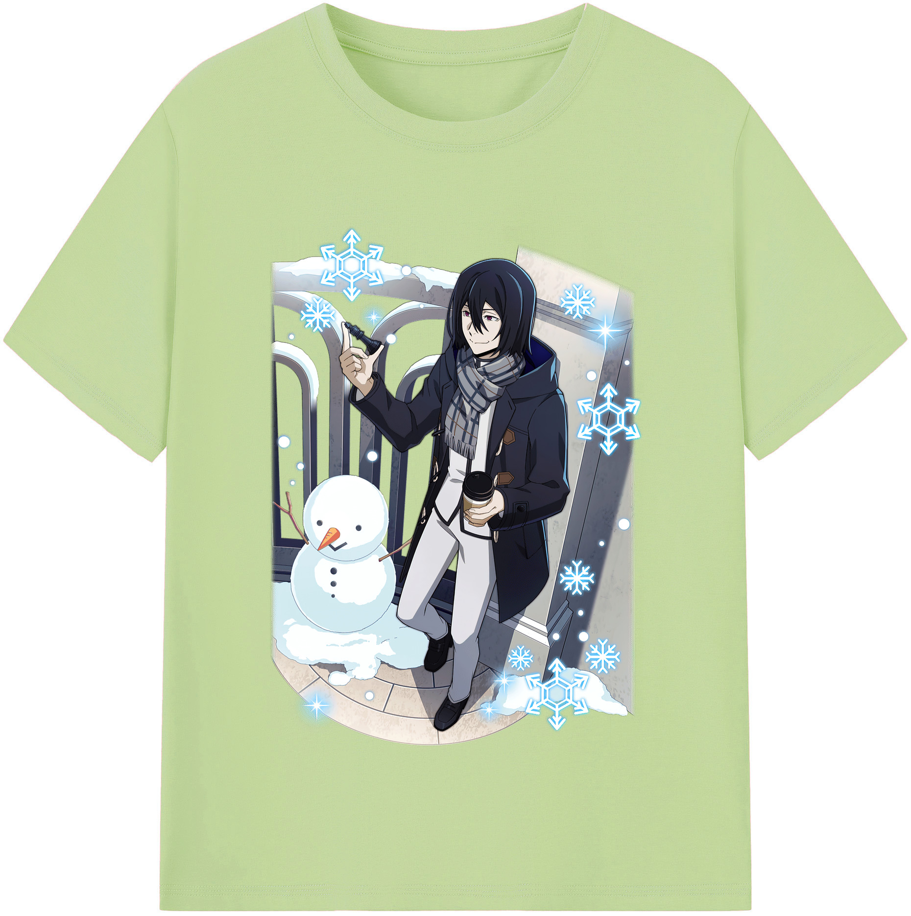 （画像用） 文豪ストレイドッグス Bungo Stray Dogs 綿100％半袖Tシャツ（フロントプリント）
